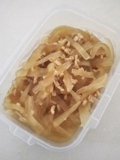 大根とひき肉の炒め煮-レシピのメイン写真