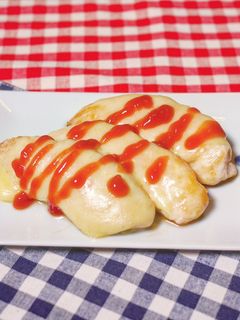 ささみチーズ焼き-レシピのメイン写真