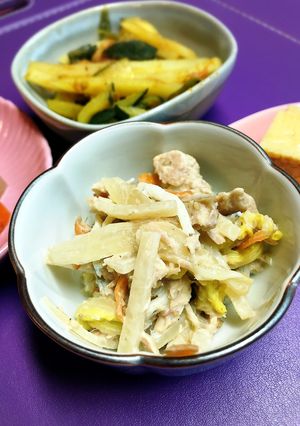 白菜と大根皮のマヨポン和え-レシピのメイン写真