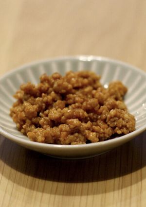 エビチリならぬ?ぶたチリそぼろ-レシピのメイン写真