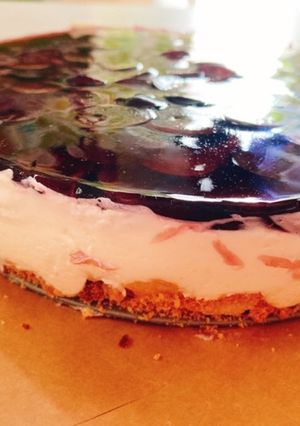 ぶどうレアチーズケーキ-レシピのメイン写真