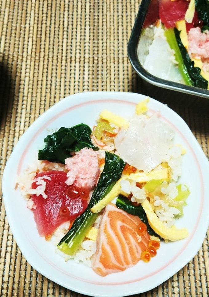 江戸菜のちらし寿司-レシピのメイン写真