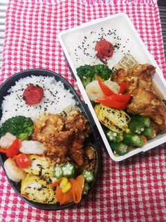 高校男子弁当♡塩唐揚げ10/19-レシピのメイン写真
