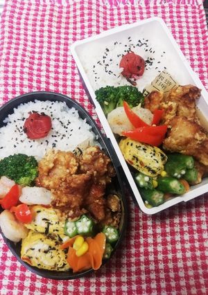 高校男子弁当♡塩唐揚げ10/19-レシピのメイン写真
