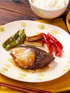 ぶりの照り焼き 彩り野菜添え-レシピのメイン写真