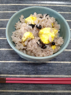 黒豆入り栗ご飯-レシピのメイン写真