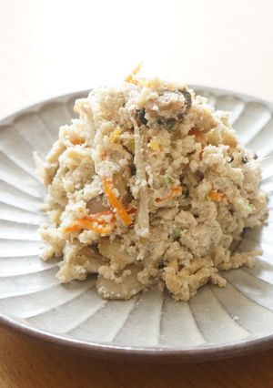 雪花菜の煮物-レシピのメイン写真