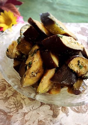 ナスと紫蘇の味噌炒め煮-レシピのメイン写真