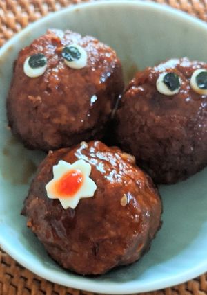 まっくろくろすけミートボール-レシピのメイン写真