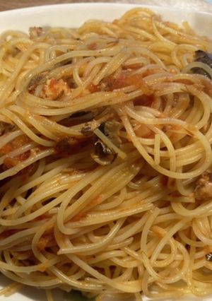サバトマトぱすた-レシピのメイン写真