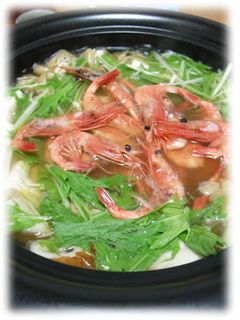 甘エビ鍋-レシピのメイン写真