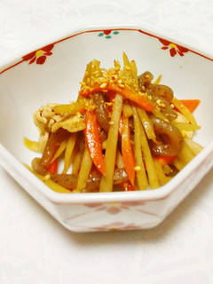 【給食】栄養きんぴら-レシピのメイン写真