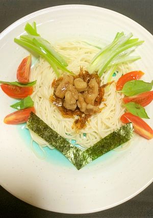 那古野の華とくるみの華のそうめん-レシピのメイン写真