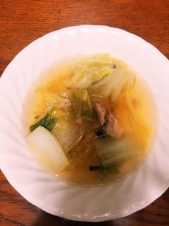 鮭と白菜のスープ-レシピのメイン写真