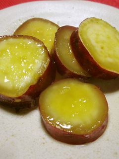 昆布茶が隠し味♪さつまいもの蜂蜜レモン煮-レシピのメイン写真