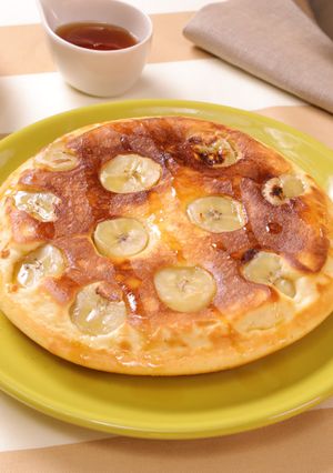 切餅をリメイク！もちもちバナナケーキ-レシピのメイン写真