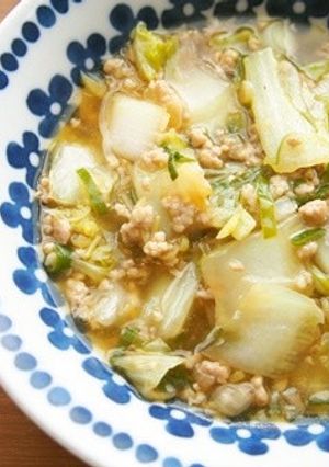 とろとろ白菜の和風麻婆♪-レシピのメイン写真