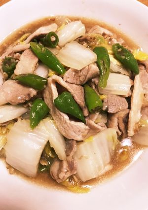 豚肉と白菜のピリ辛トロッと腸活煮込み-レシピのメイン写真