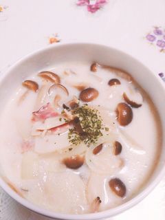私のきのこスープ-レシピのメイン写真