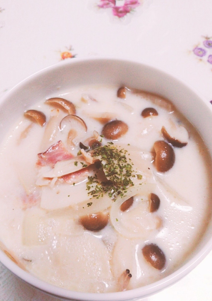 私のきのこスープ-レシピのメイン写真