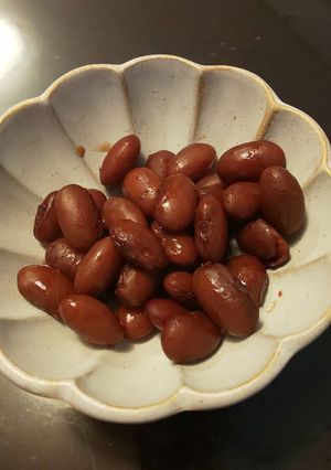 活力鍋で金時豆の甘煮-レシピのメイン写真