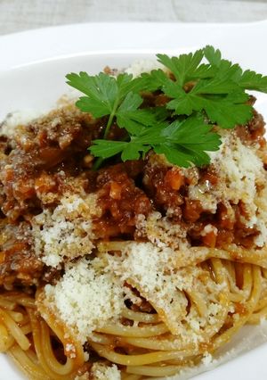ボロネーゼパスタ-レシピのメイン写真