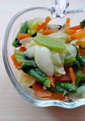 簡単副菜野菜の和え物（おかか入り）お弁当-レシピのメイン写真