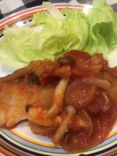 簡単 たらのトマト煮-レシピのメイン写真