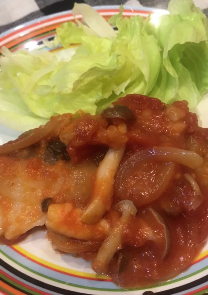 簡単　たらのトマト煮-レシピのメイン写真