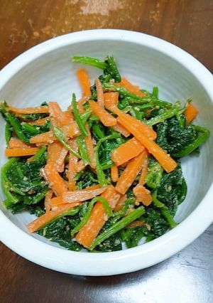 お鍋1つでほうれん草胡麻和え-レシピのメイン写真
