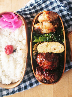 お弁当★ホタテハンバーグ弁当★作り置き-レシピのメイン写真
