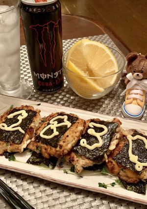 簡単☆時短❤︎鶏つくねdeマヨアート★-レシピのメイン写真