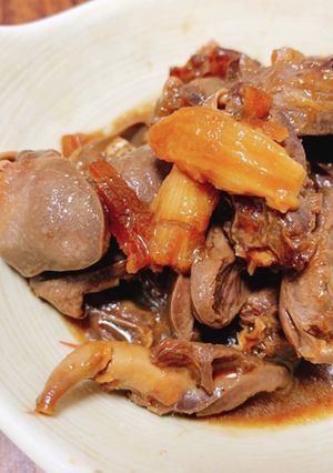 鶏ハツの甘辛生姜煮-レシピのメイン写真