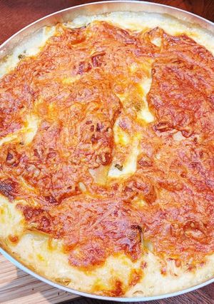 ワンポット ほうれん草とチキンのラザニア-レシピのメイン写真