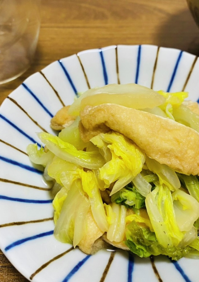 白菜と薄揚げの煮浸し-レシピのメイン写真
