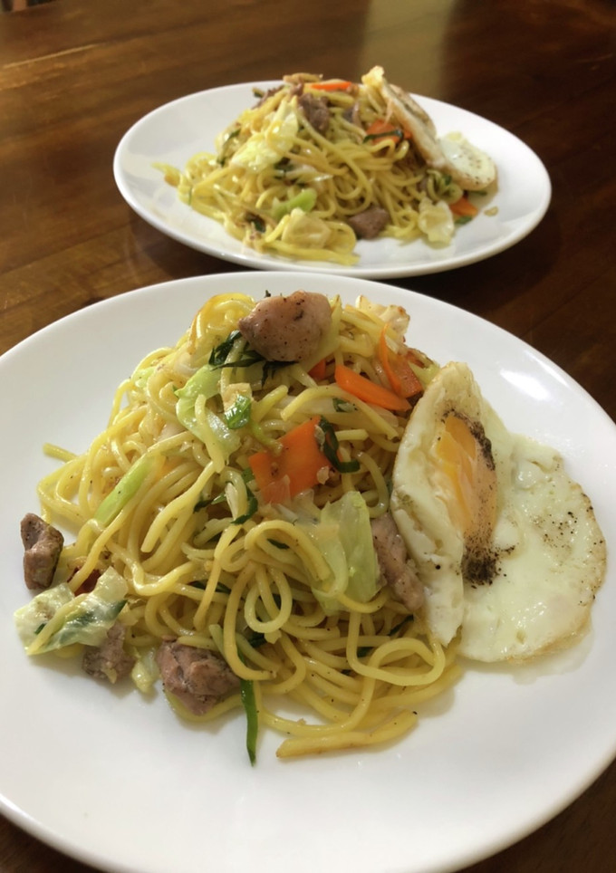 沖縄そばだしを使って焼きそば-レシピのメイン写真