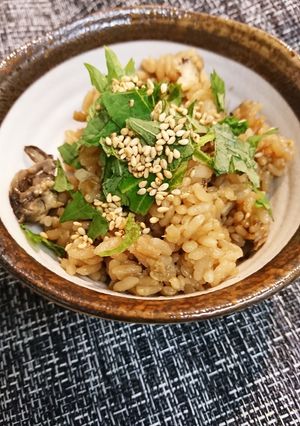 舞茸ベビーホタテの炊き込みご飯-レシピのメイン写真