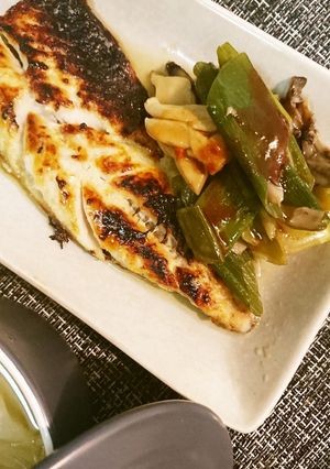 コンソメ煮びたし(塩麹サバ焼き)-レシピのメイン写真