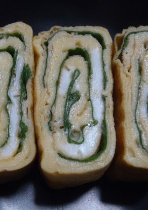野菜嫌いに…「青菜入り卵焼き」-レシピのメイン写真