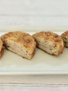 レンコンの豚ひき肉のはさみフライ-レシピのメイン写真
