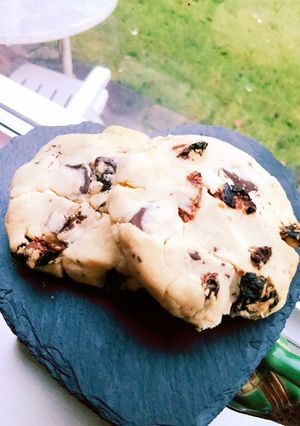 ダークチョコ&ほおずきのビスケット-レシピのメイン写真
