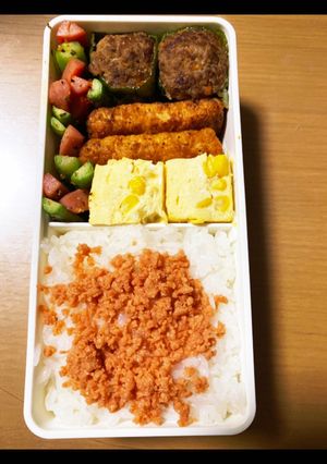 20201020中学2年男子お弁当-レシピのメイン写真