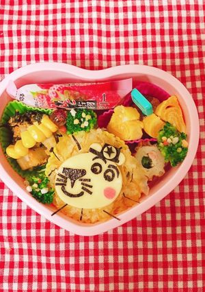 ペッパピッグ ミスターライオン キャラ弁-レシピのメイン写真