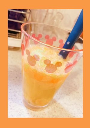 しゅわしゅわ！ 蜂蜜みかんソーダ☆*:.-レシピのメイン写真