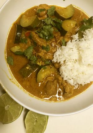 ピーナッツカレーチキン-レシピのメイン写真