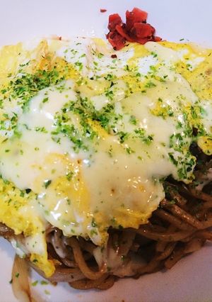チーズオムそば-レシピのメイン写真
