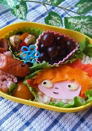 キャラ弁☆ポニョ弁当♪-レシピのメイン写真