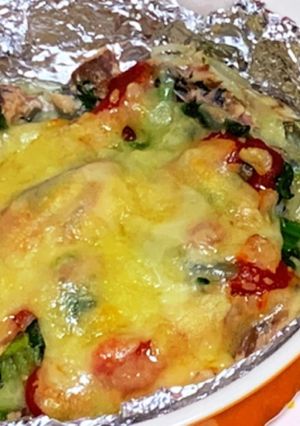 簡単だけど食べ応えあり☆鯖缶でチーズ焼き-レシピのメイン写真