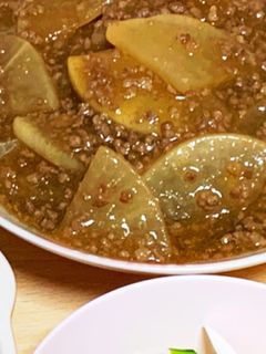 レンジで時短☆大根のそぼろあんかけ-レシピのメイン写真