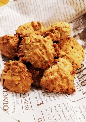 ”ピーナッツのオートミールクッキー*-レシピのメイン写真
